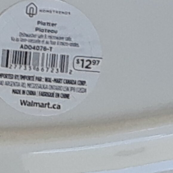 Set of 2 New Stoneware Ceramic Platters - Picture 4 of 10